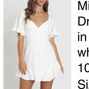 White Mini Dress